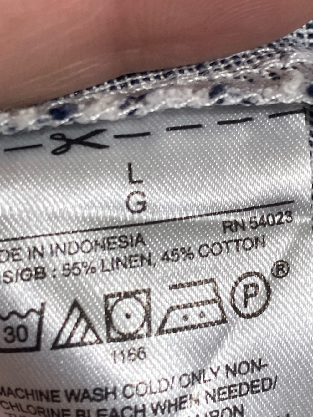 GAP gray linen cotton tank top shirt size LARGE - Picture 8 of 9